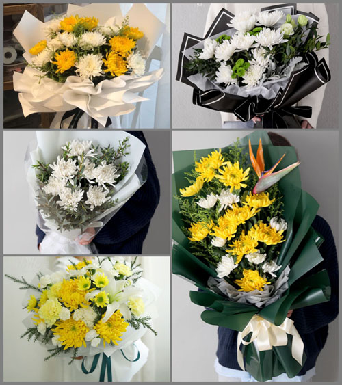 北京昌平区回龙观地区龙泽苑东区社区白事花束代送